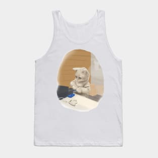 猫咪店员 cat clerk Tank Top